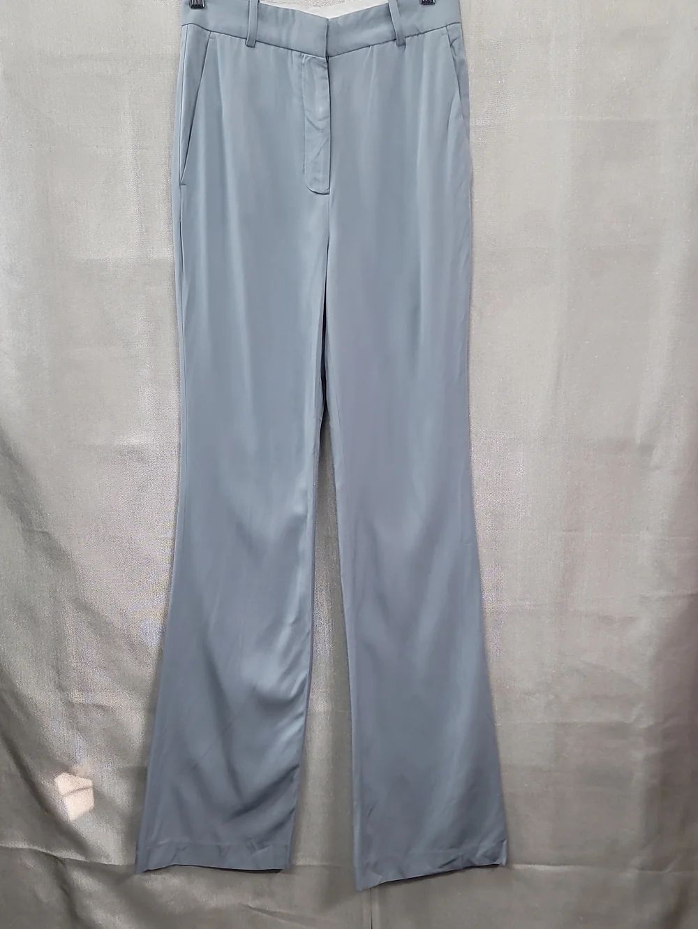 Stella McCartney Nwt Para C&A Blue Boot-Cut Long Leg Trousers Size 36